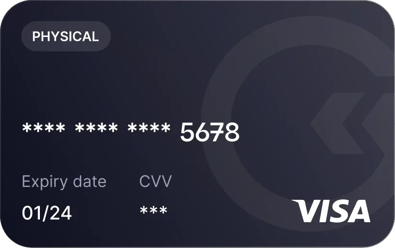 GoMining Visa Card